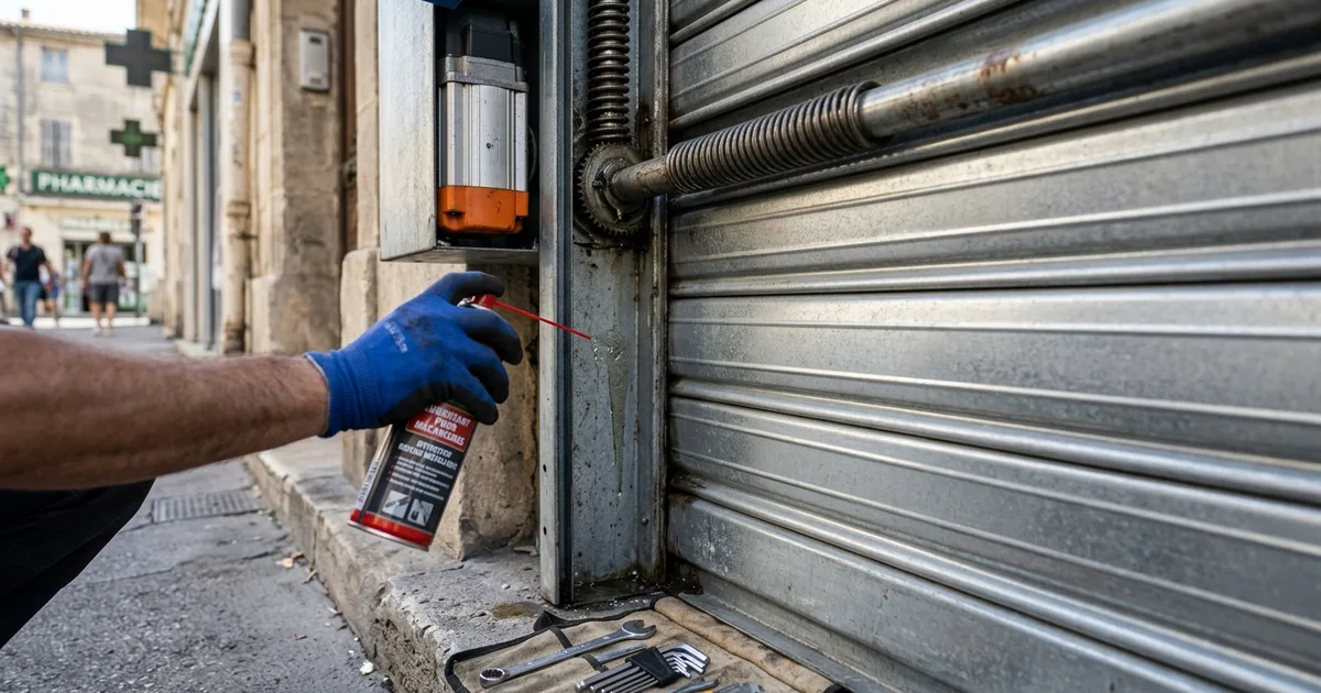 Durée de Vie d'un Rideau Métallique Rouillé à Marseille