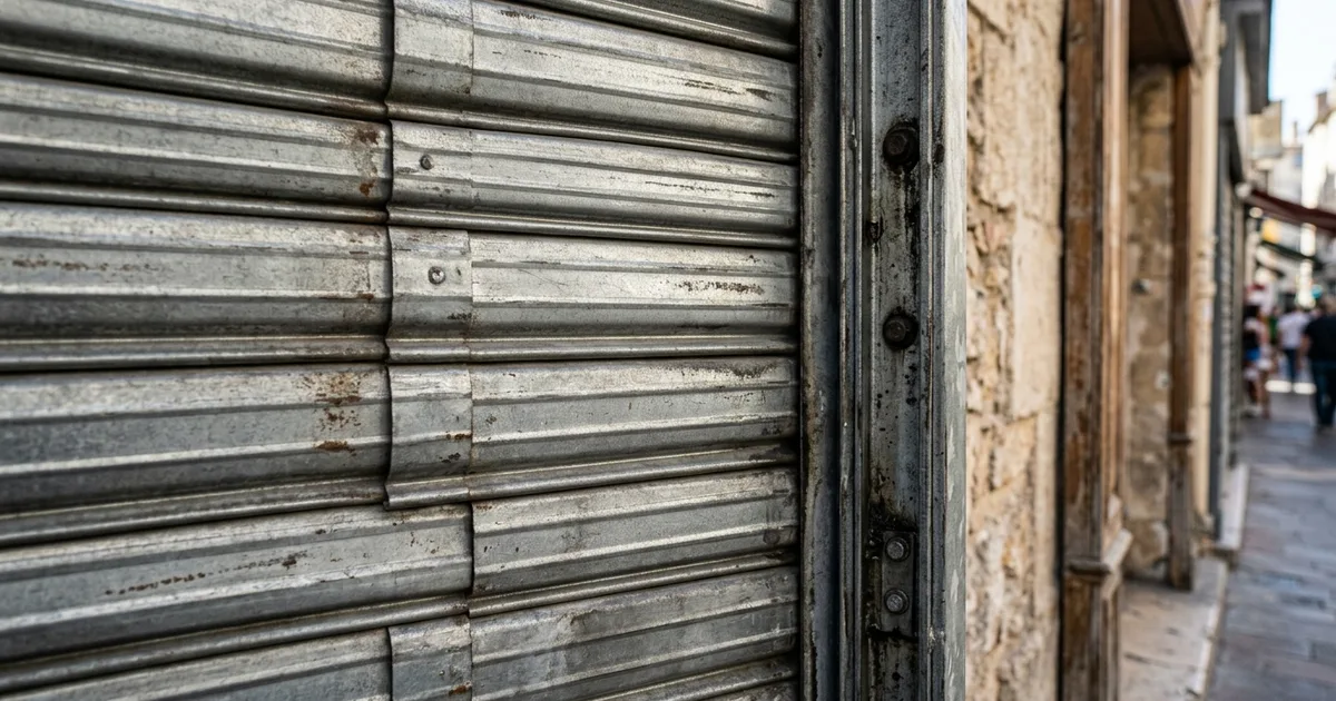 Problèmes courants des rideaux métalliques à Marseille en