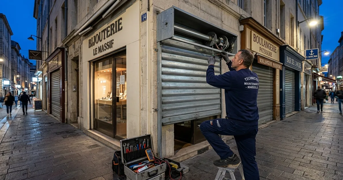 Rideau Métallique Résistant au Sel Marin à Marseille
