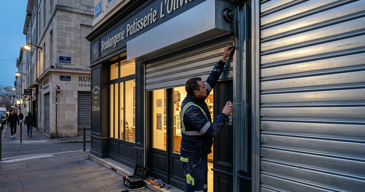 Rideau Métallique Rouillé à Marseille - Traitement Efficace